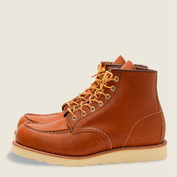 Bottes Red Wing Heritage - Classic Moc – 6-Inch Legacy Cuir - Marron - Homme 950YGVPXF